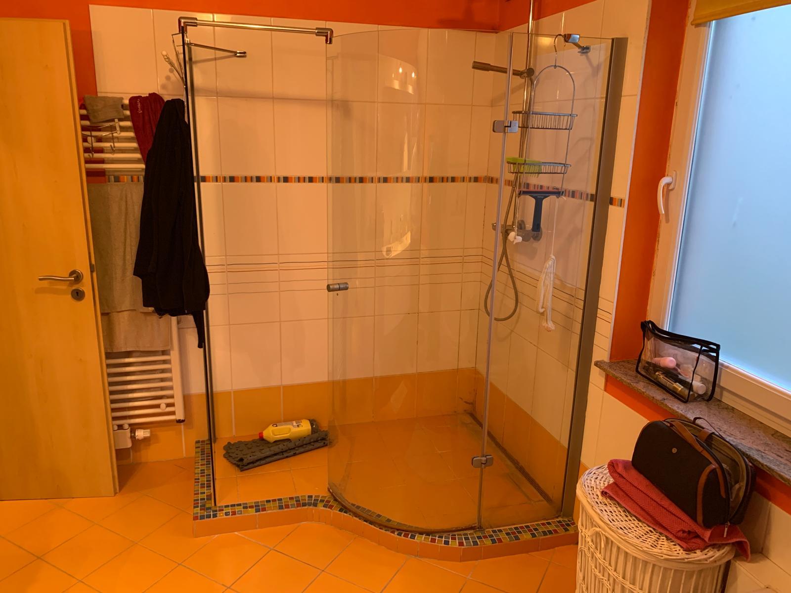 Nouvelle douche en Mortex Noir photo avant